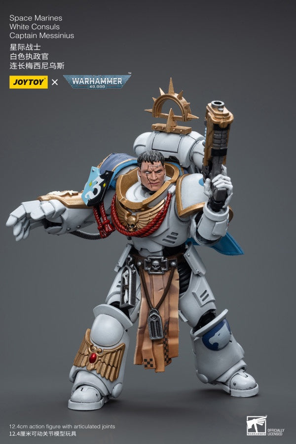White Consuls Captain Messinius Space Marines Joy Toy