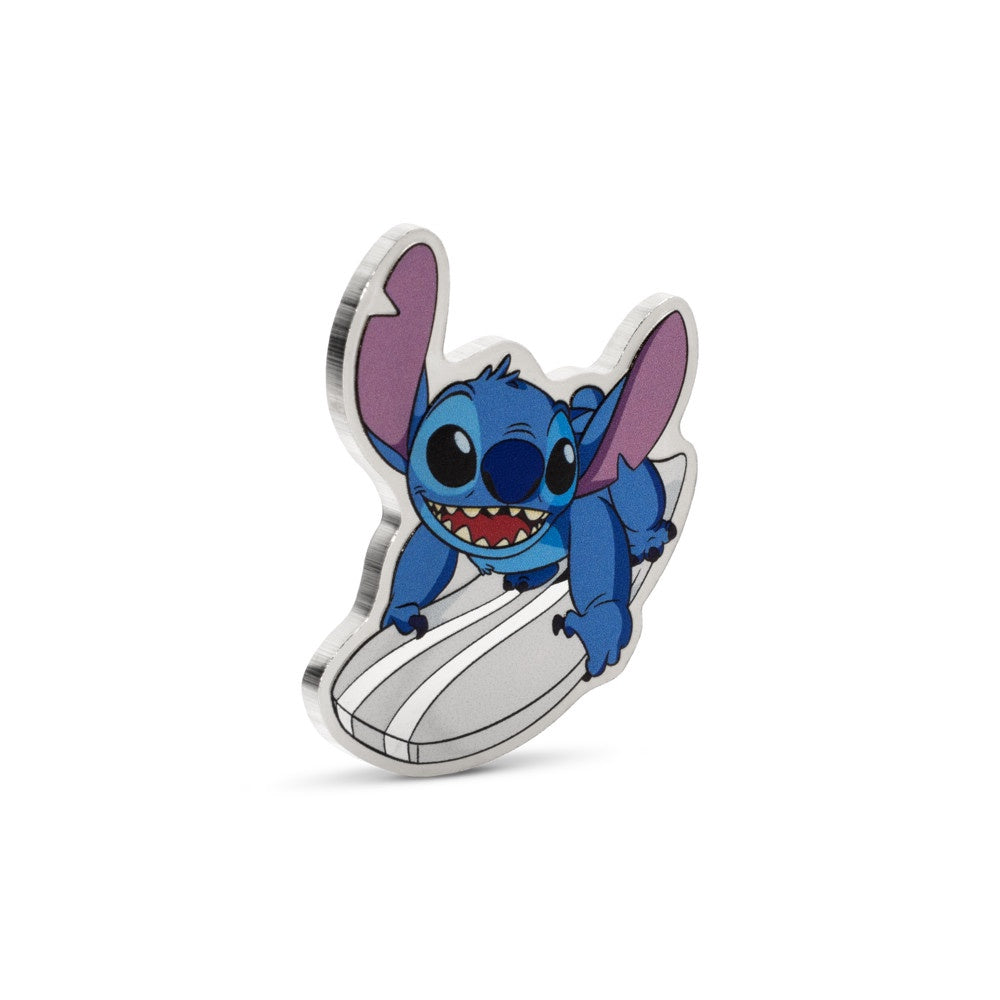 Disney Stitch - Surf's Up 1oz Silver Coin