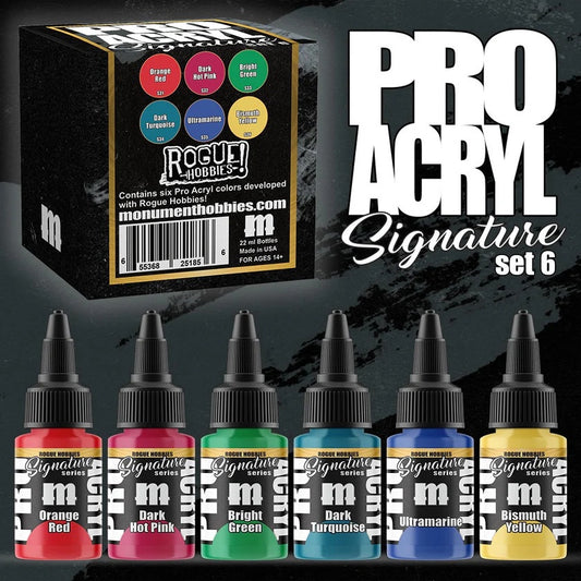 Pro Acryl Signature Sereies Set 6 - Rogue Hobbies