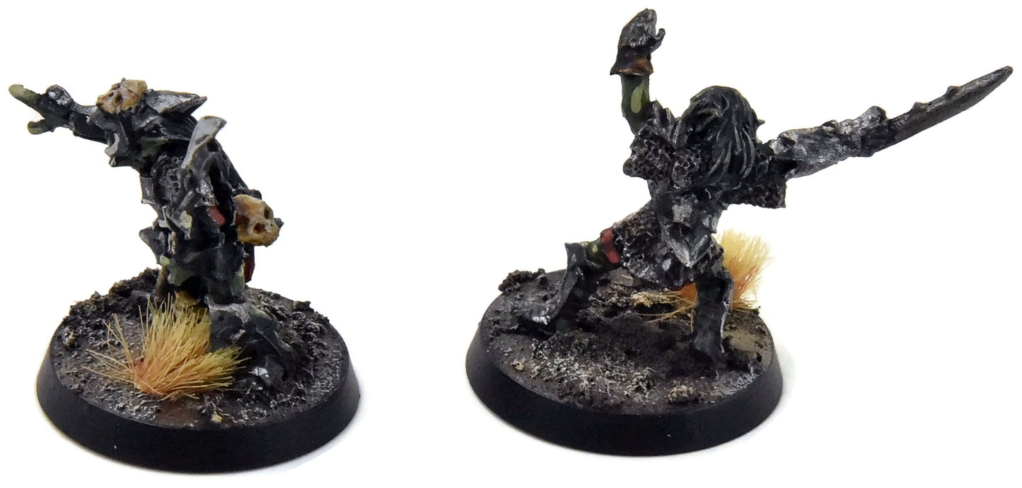 LORD OF THE RINGS Moria Captain And Shaman #1 WELL PAINTED finecast LOTR