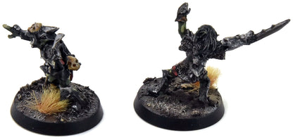LORD OF THE RINGS Moria Captain And Shaman #1 WELL PAINTED finecast LOTR