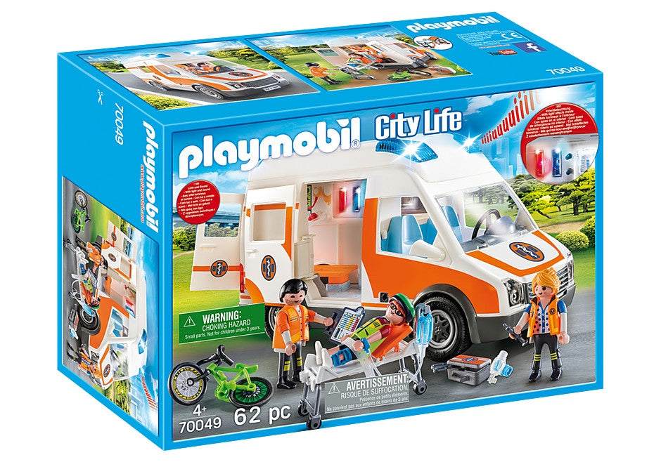 Ambulance with Flashing Lights (70049)