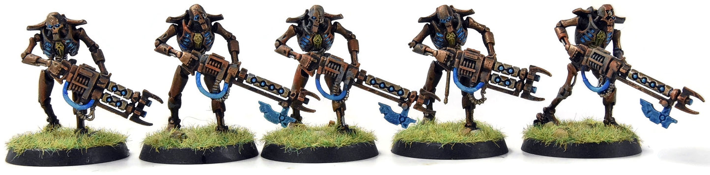 NECRONS 10 Warriors #3 WELL PAINTED Warhammer 40K 5137