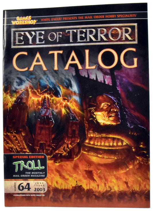 EYE OF TERROR Catalog Number 64 USED VERY GOOD Condition