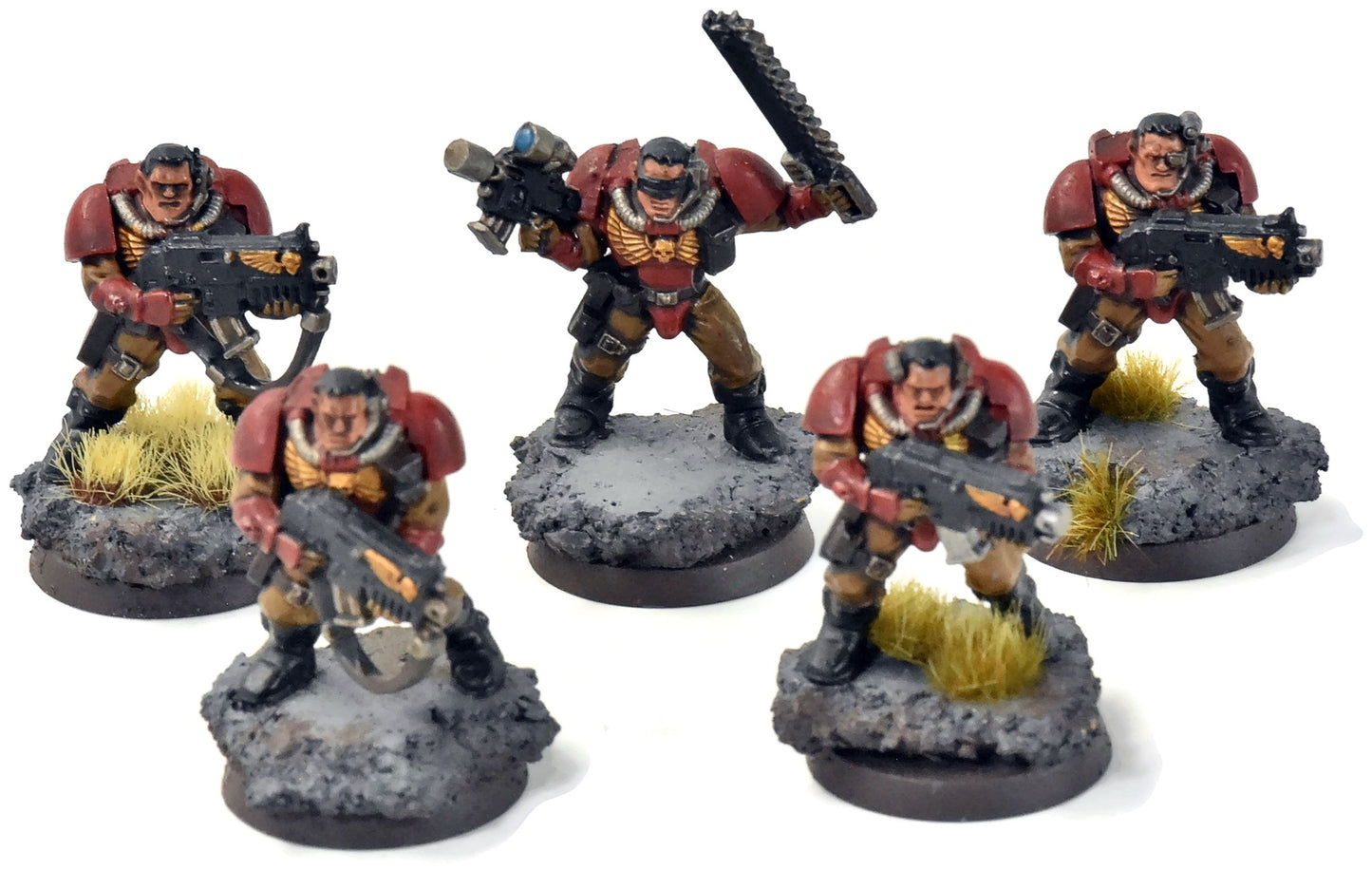 BLOOD ANGELS 5 Scouts #3 WELL PAINTED Warhammer 40K