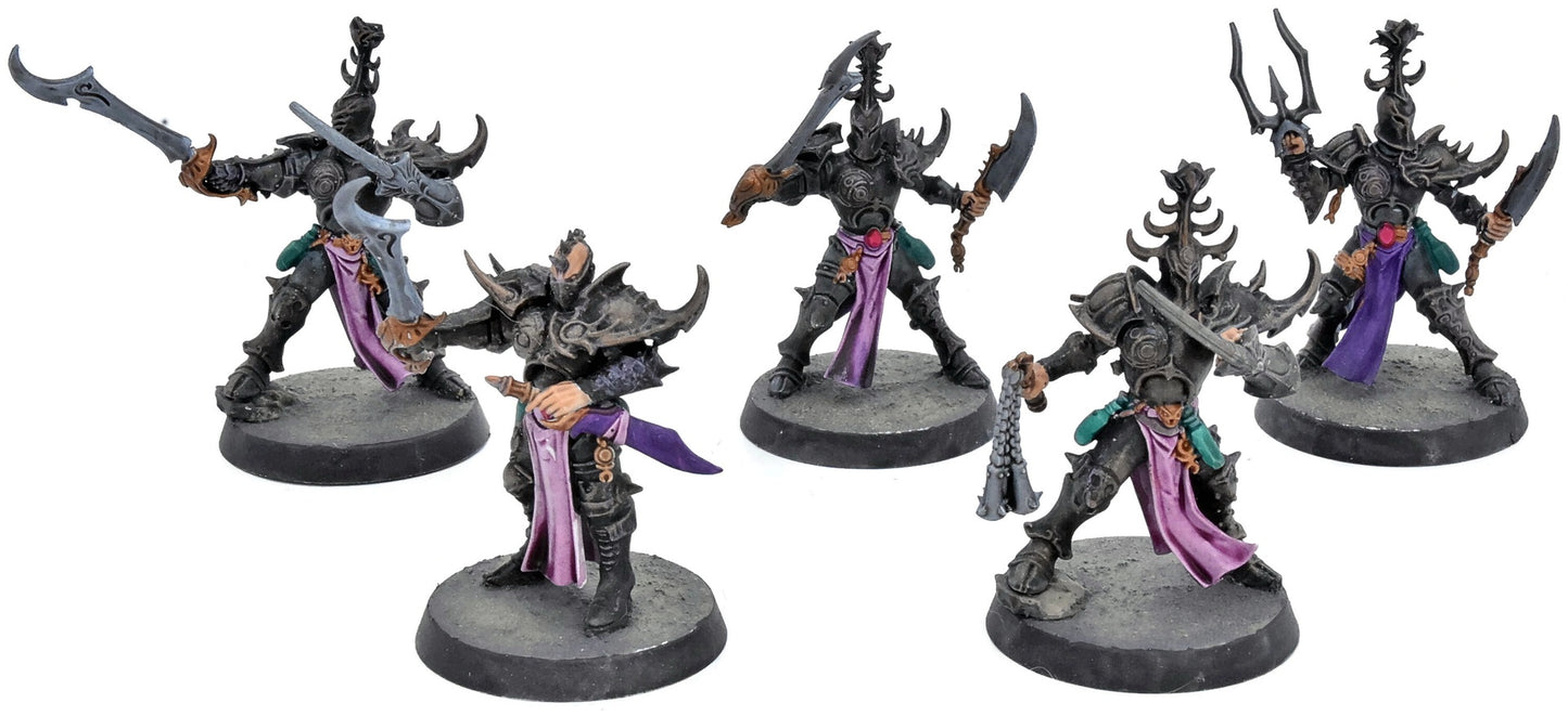 HEDONITES OF SLAANESH 5 Symbaresh Twinsouls Of Slaanesh #2 WELL PAINTED Sigmar