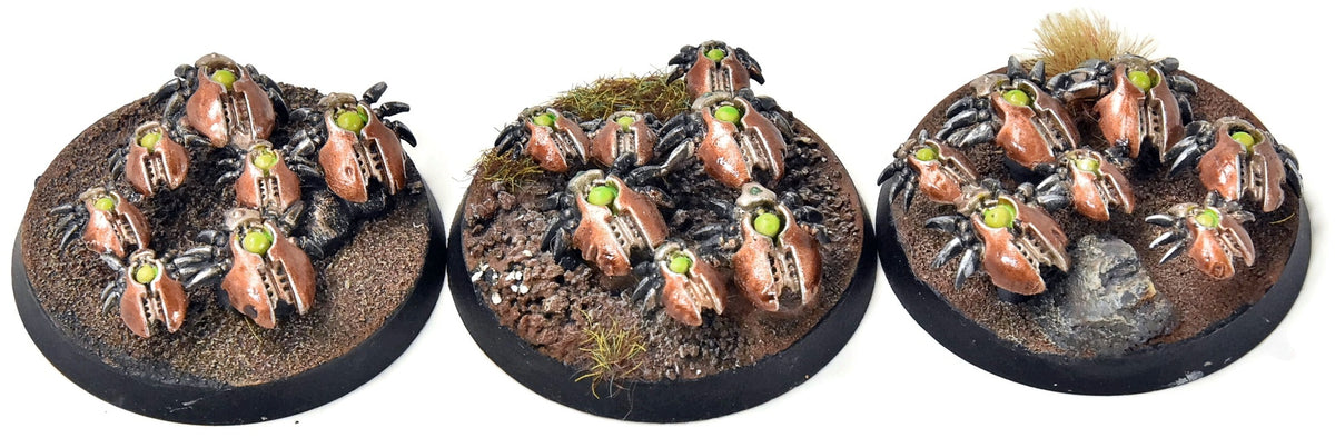 NECRONS 3 Canoptek Scarab Swarms #1 WELL PAINTED Warhammer 40K
