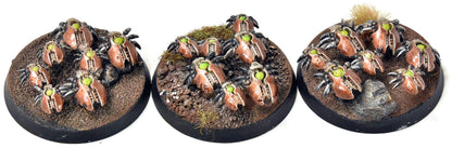 NECRONS 3 Canoptek Scarab Swarms #1 WELL PAINTED Warhammer 40K