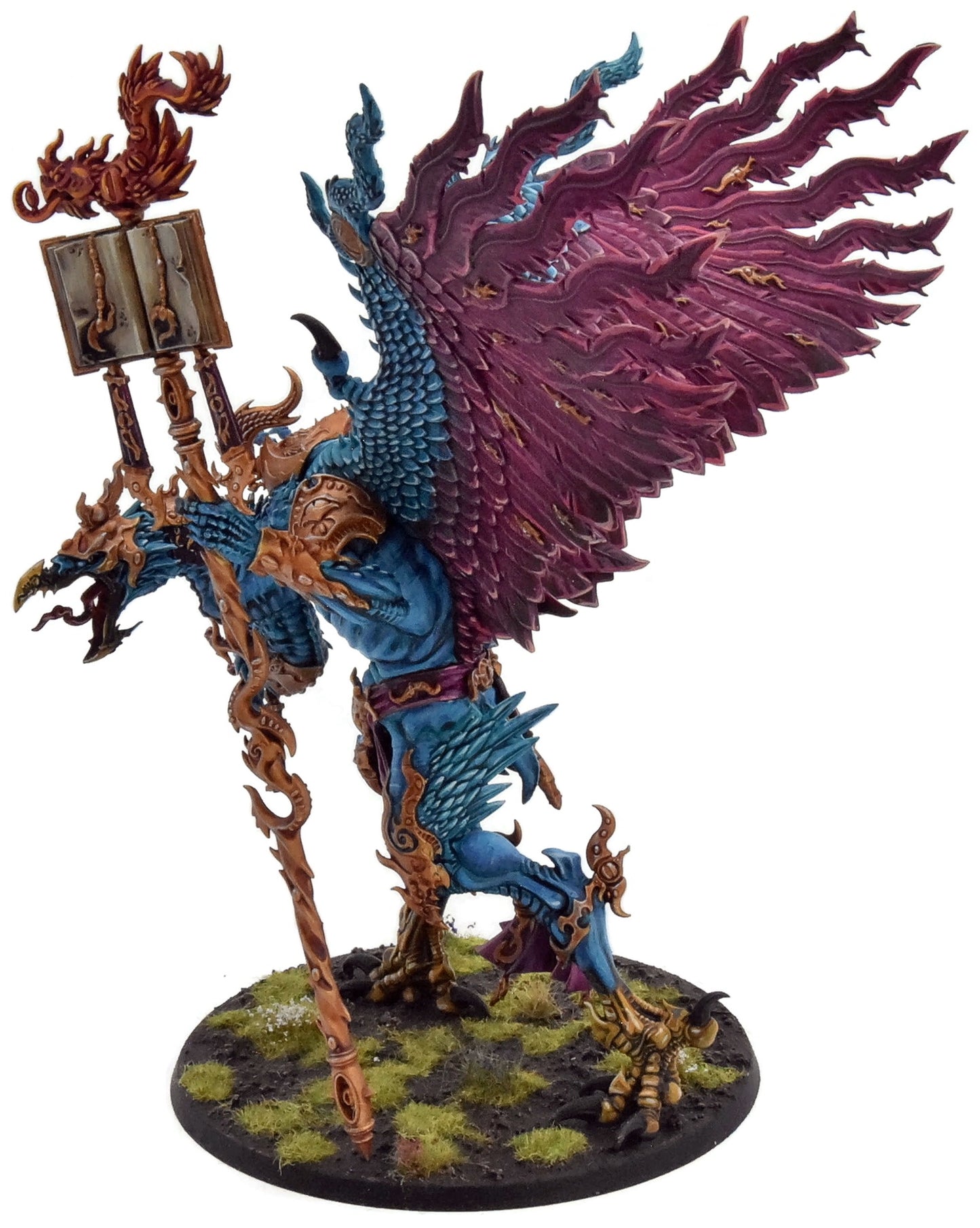 DISCIPLES OF TZEENTCH Kairos Fateweaver COMMISSION PRO PAINTED Sigmar 40K 0212