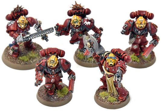 BLOOD ANGELS 5 Sternguard Veterans #4 With Metal Bits PRO PAINTED Warhammer 40K