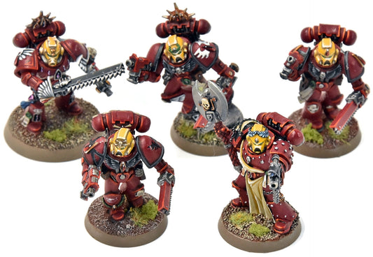 BLOOD ANGELS 5 Sternguard Veterans #4 With Metal Bits PRO PAINTED Warhammer 40K