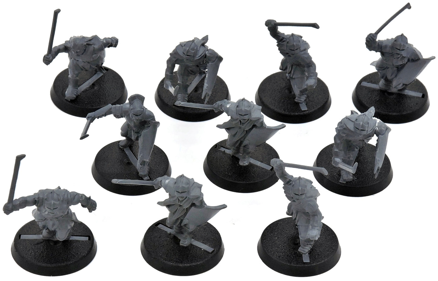 LOTR 10 Uruk-Hai #3 Middle Earth Strategy Battle Game