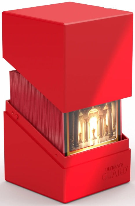 Ultimate Guard Deck Case Boulder 100+ Solid Red