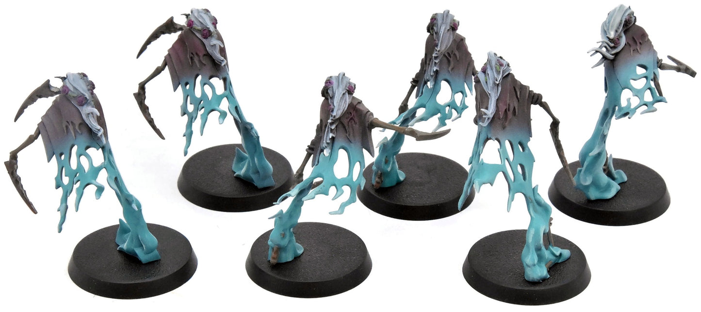 NIGHTHAUNT 6 Dreadscythe Harridans #2 WELL PAINTED Warhammer Sigmar