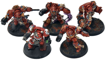 BLOOD ANGELS 5 Terminators #1 Warhammer 40K WELL PAINTED