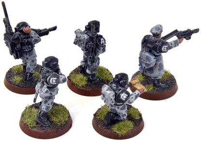 ASTRA MILITARIUM 5 Cadian Command Squad #3 WELL-PAINTED Warhammer 40K