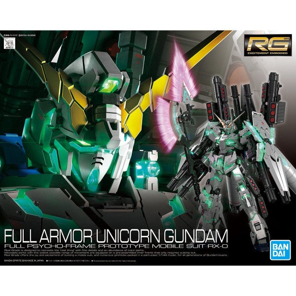 Bandai RG FULL ARMOR UNICORN GUNDAM 1/144