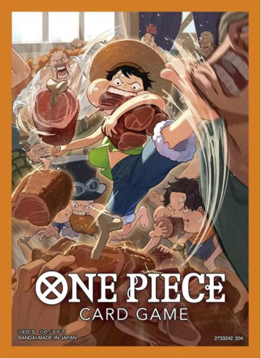 Bandai One Piece Trading Card Supplies - Deck Protectors - Monkey.D.Luffy (70 Sleeves)