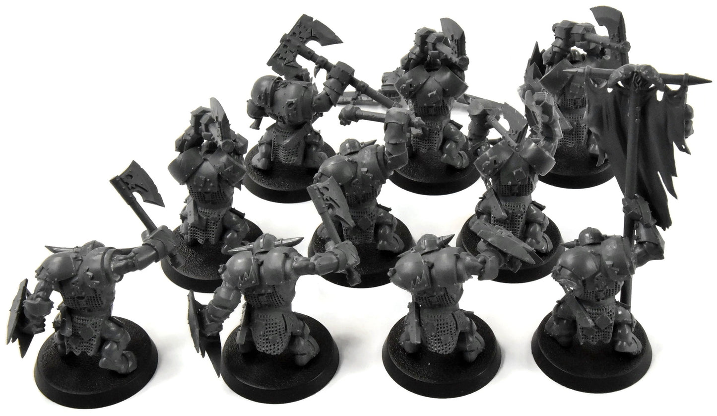 ORRUK WARCLANS 10 Ardboyz #2 Old Sculpt Warhammer Sigmar