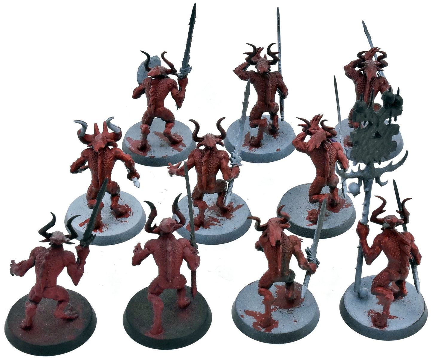 BLADES OF KHORNE 10 Bloodletters Of Khorne #7 Warhammer Sigmar