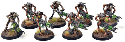 NECRONS 8 Warriors #3 WELL PAINTED Warhammer 40K
