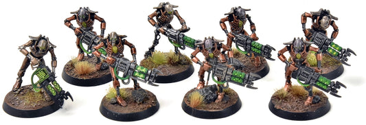 NECRONS 8 Warriors #3 WELL PAINTED Warhammer 40K