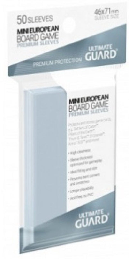Ultimate Guard Sleeves Premium Bg Cards Mini European 50Ct