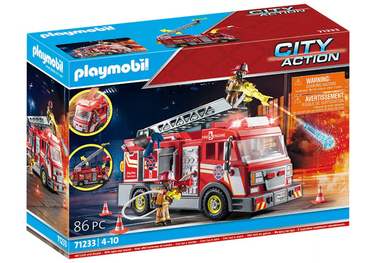 Camion de pompiers avec grande échelle (71233)