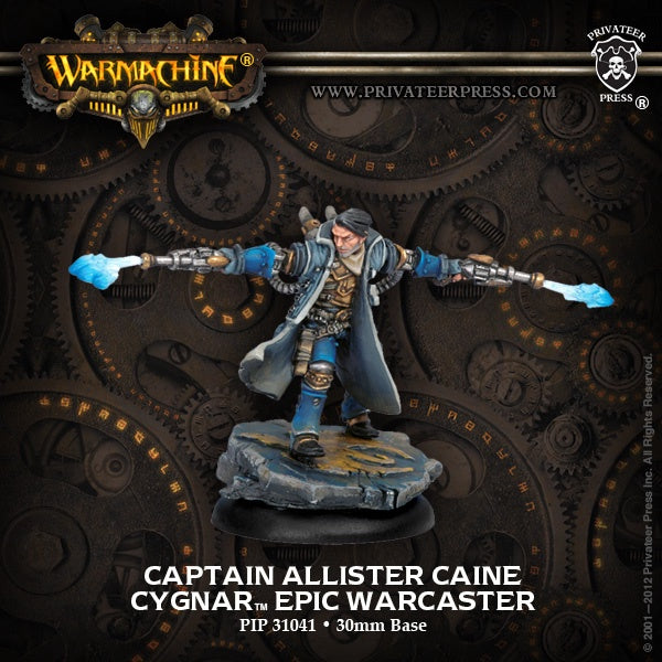 Cygnar - Captain Allister Caine (PIP 31041)