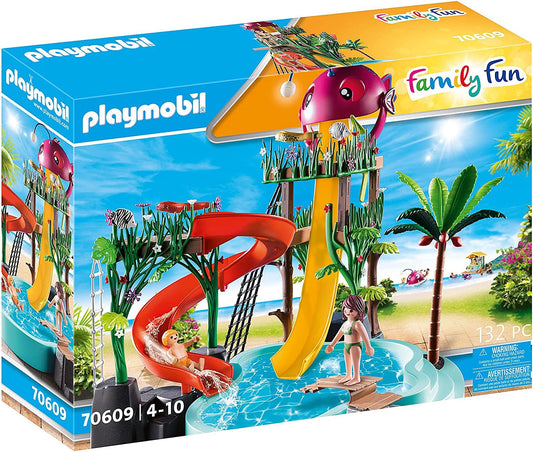 Parc Aquatique Avec Toboggans (70609)