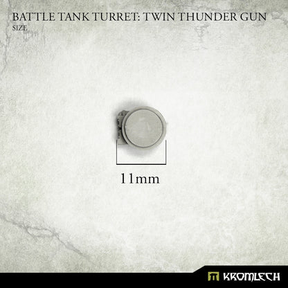Battle Tank Turret - Twin Thunder Gun