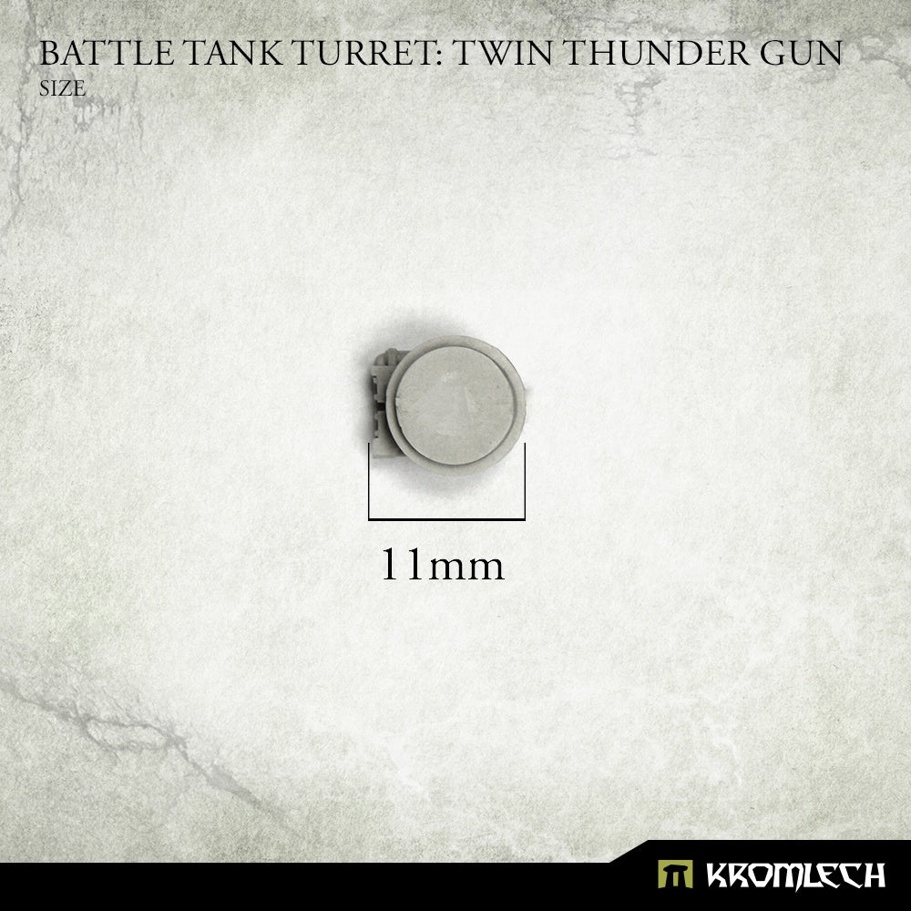 Battle Tank Turret - Twin Thunder Gun
