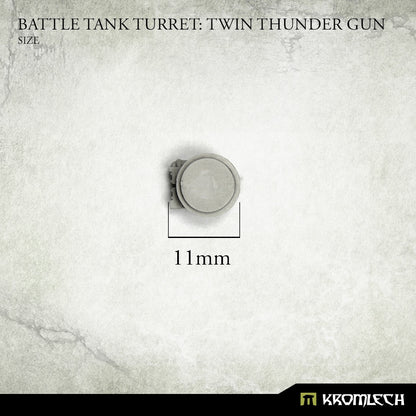 Battle Tank Turret - Twin Thunder Gun