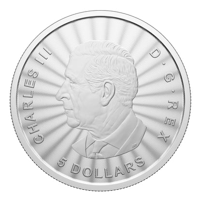 2025 The Majestic Polar Bear – 1 oz. $5 99.99% Pure Silver Coin(249675)