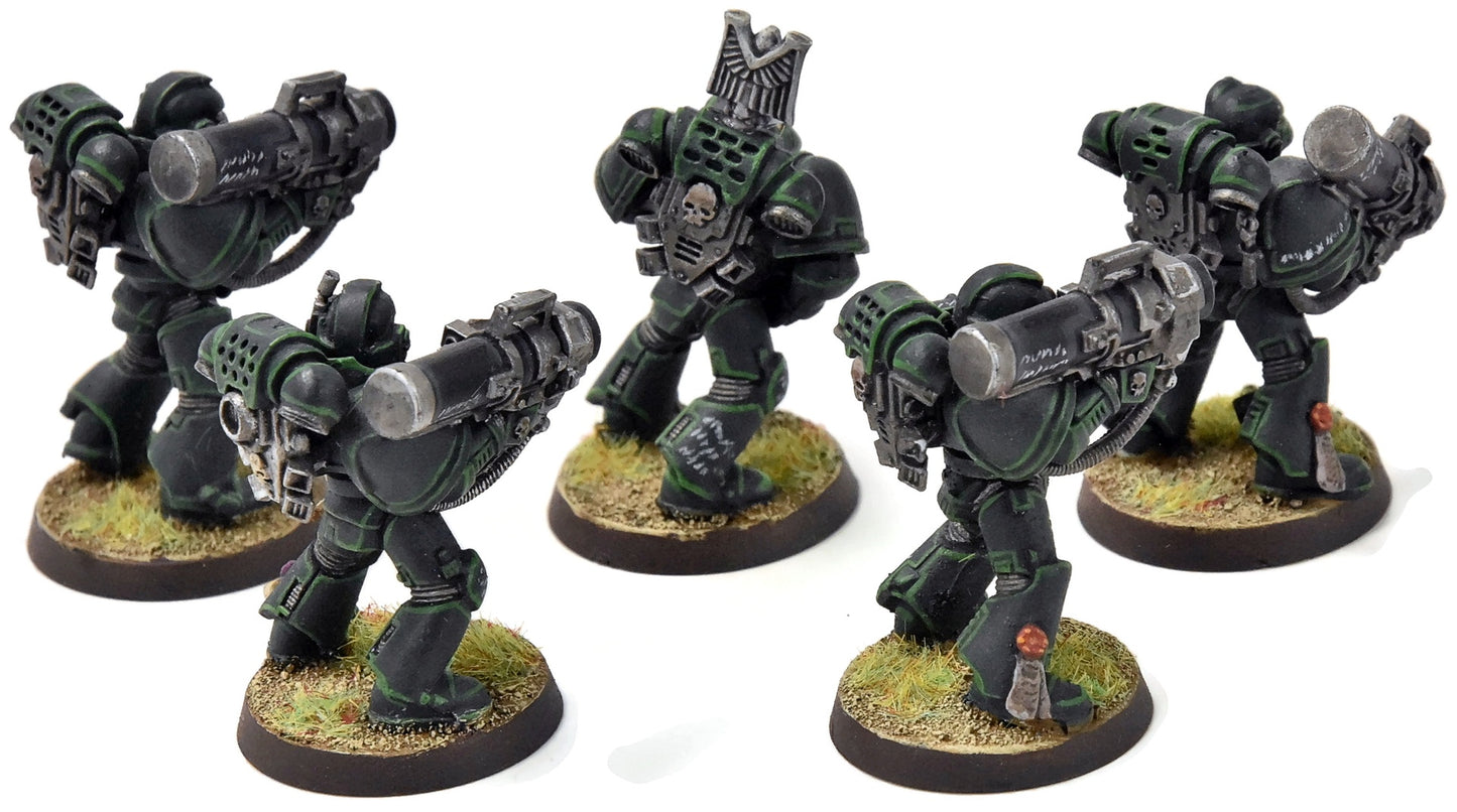 SPACE MARINES Missile Launcher Devastator Squad #1 PRO PAINTED Warhammer 40K
