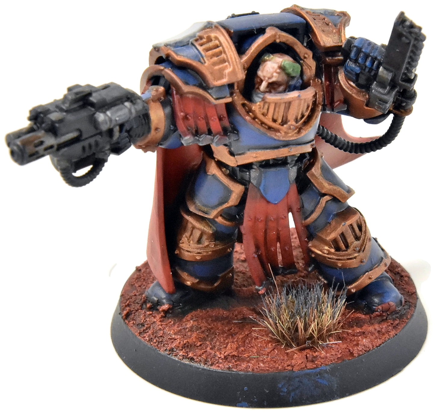 HORUS HERESY Ultramarines Legion Praetor In Cataphratii #1 WELL PAINTED 40K