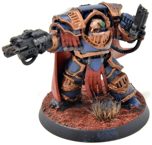 HORUS HERESY Ultramarines Legion Praetor In Cataphratii #1 WELL PAINTED 40K
