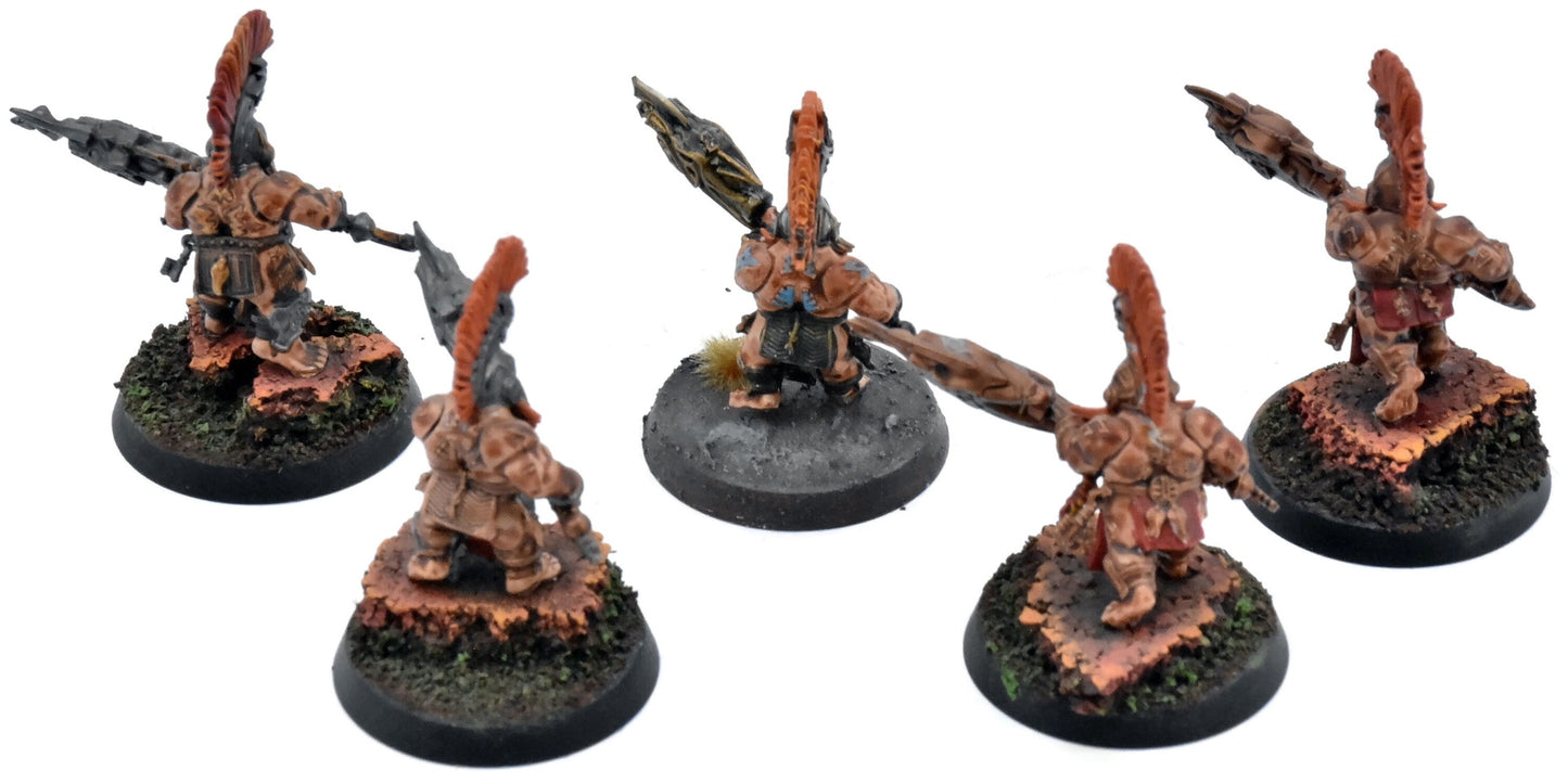 FYRESLAYERS 5 Auric Hearthguard #2 WELL PAINTED Warhammer Sigmar