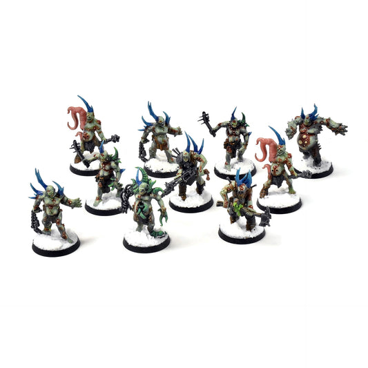 DEATH GUARD 10 Poxwalkers #2 PRO PAINTED 40K