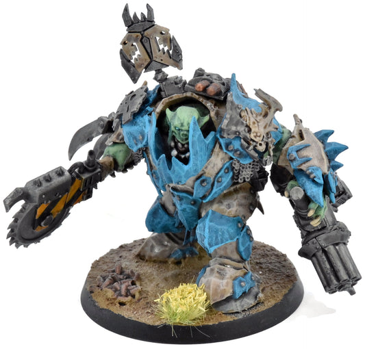 ORKS Warboss In Mega Armour #1 WELL PAINTED Warhammer 40K Converted
