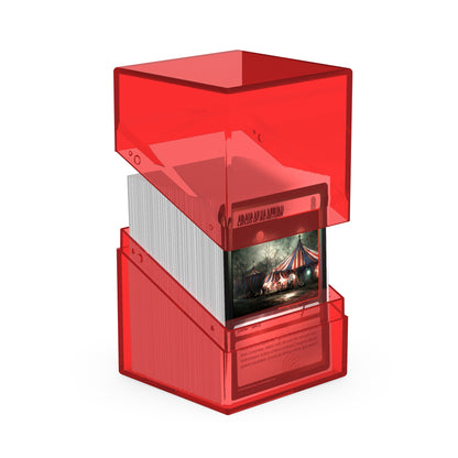 Ultimate Guard Deck Case Boulder 100+ Clear Ruby