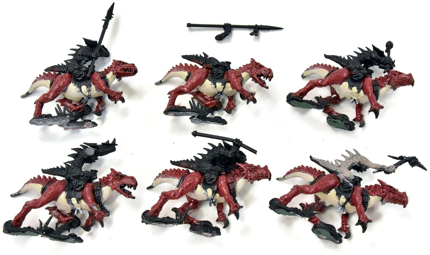 SERAPHON 6 Saurus Knights #1 Sigmar No base missing some parts