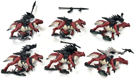 SERAPHON 6 Saurus Knights #1 Sigmar No base missing some parts