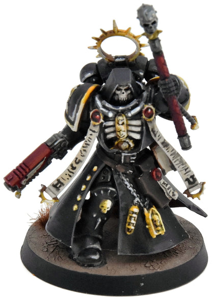 SPACE MARINES Chaplain #1 WELL PAINTED Warhammer 40K Ultramarines