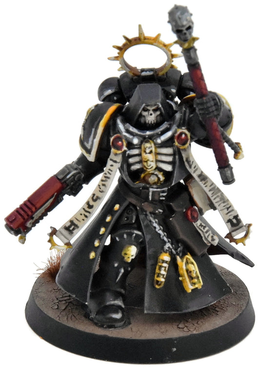 SPACE MARINES Chaplain #1 WELL PAINTED Warhammer 40K Ultramarines