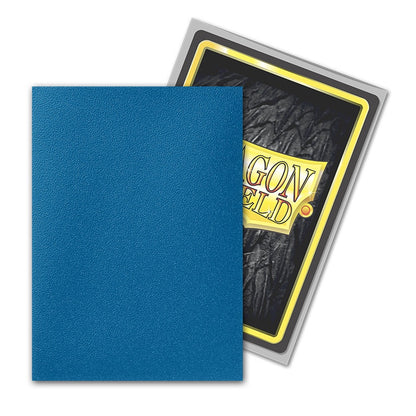 Dragon Shield Sleeves Dual Matte Cobalt & Silver (100)