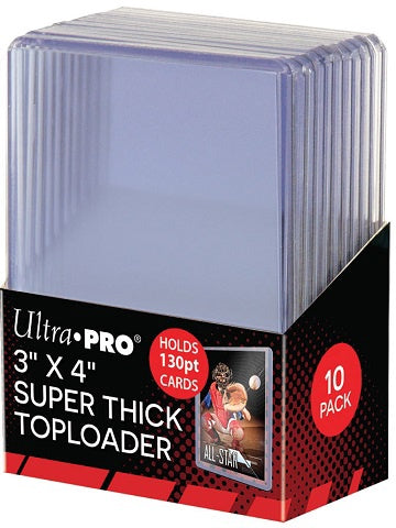 Ultra Pro Topload 3x4 130pt Box 10ct