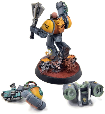 SPACE MARINES Captain #1 WELL PAINTED Warhammer 40K
