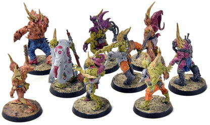 DEATH GUARD 9 Poxwalkers #1 WELL PAINTED Warhammer 40K