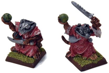 SKAVEN 2 Skryre Acolytes #5 METAL No backpacks Warhammer Fantasy